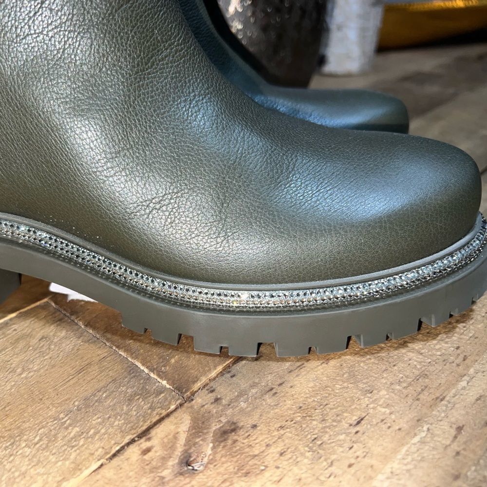 Rene Caovilla Moto Combat Boots - Picture 8 of 10